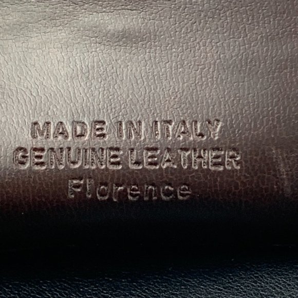 Vintage Les Copains Black and Brown‎ Embossed Leather Small Crossbody Bag - Picture 2 of 7